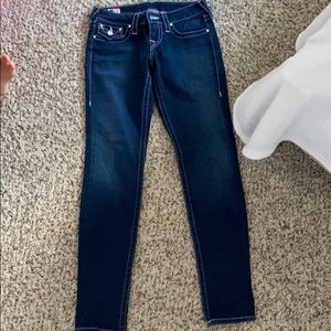 True Religion Disco Julie Skinny Jean size 26